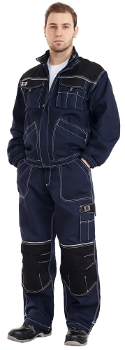 Куртка мужская, летняя, цвет синий с черным, плотность тк. 320гр. СОП, Talis Литва NERIJUS NERIJUS 