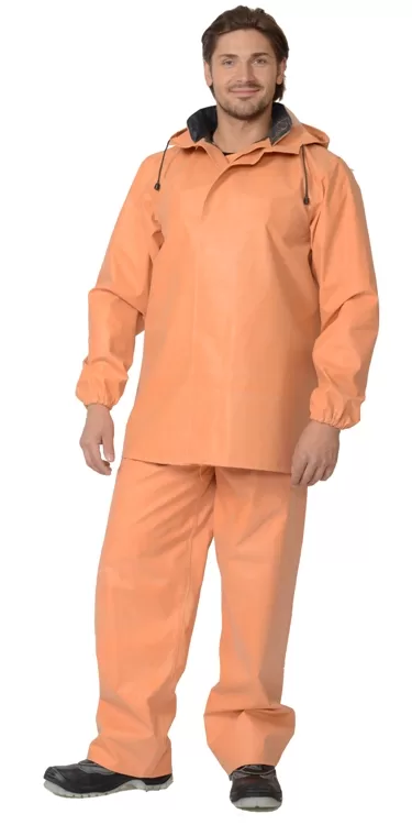 Костюм рыбака (500 гр/м2) (тип Рокон-Букса) оранжевый, арт.1045 00490
