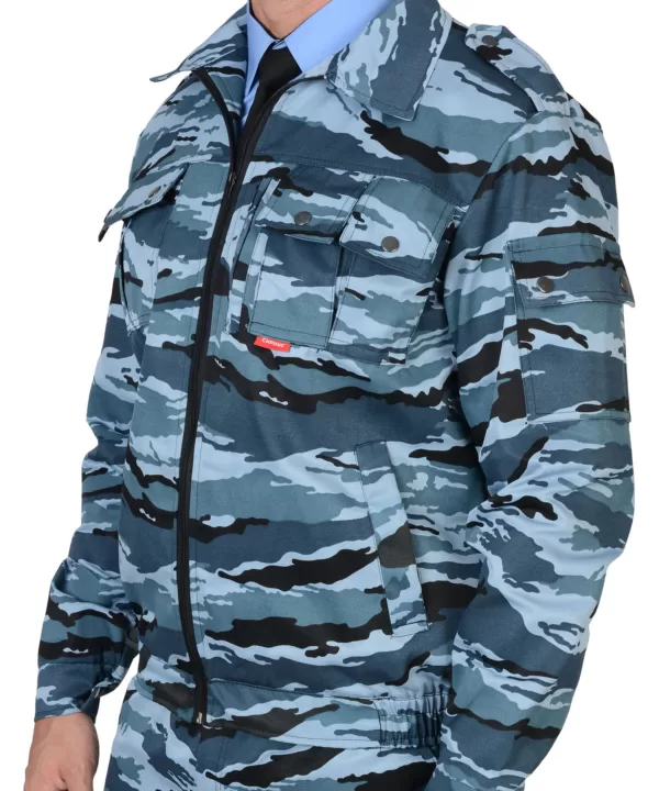 Костюм охраны куртка, брюки (тк. Грета 210) КМФ Серый вихрь 03045