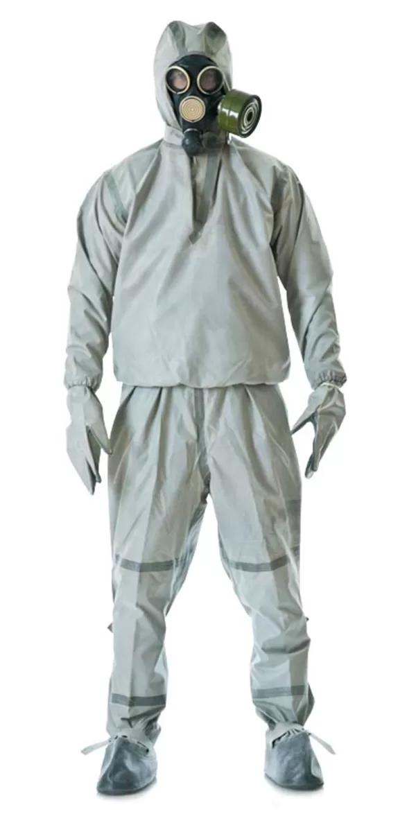 Костюм Л1 химзащитный: куртка, полукомбинезон, перчатки, галоши (точка) 03182