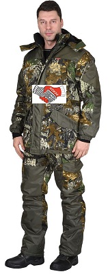 Костюм зимний: куртка дл., брюки (тк. CROWN-230) КМФ 04108