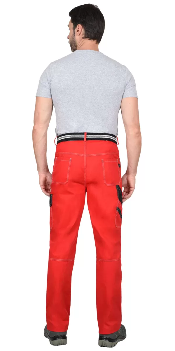 Костюм мужской красный куртка, брюки 126889