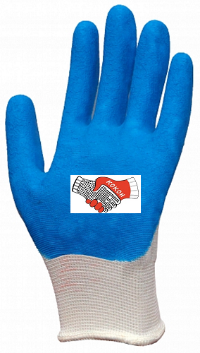 Перчатки нейлоновые со вспененным латексом (РОССИЯ) “Барракуда” 13 класс БАР 01 (ПЕР3444-1)