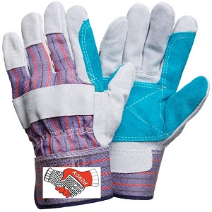 Спилковые комбинированные перчатки с усилением Gward Docker XY148