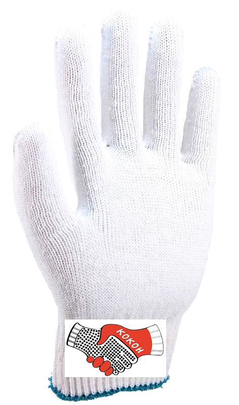 Рабочие перчатки трикотажные хб 10 класс “Премиум” ПЕР1003 в мешке 500 пар