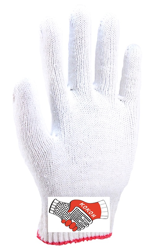 Рабочие перчатки хб “Стандарт +” ПЕР1005 в мешке 500пар