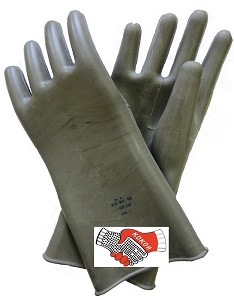 Шовные диэлектрические перчатки из латекса ПЕР111 (1, 2, 3 размер)