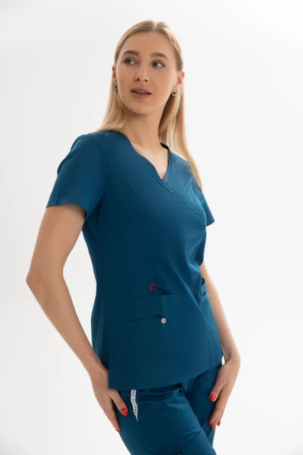 Блуза медицинская женская «Терра», Блю Опал NEW
