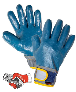 Антивибрационные перчатки рабочие Вибростат-03 с покрытием из нитрильного латекса. Ампаро СДЕЛАНО В РОССИИ! 417735 (6203)